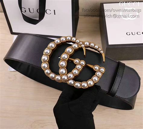 cheap gucci pearl|gucci belt with pearl buckle.